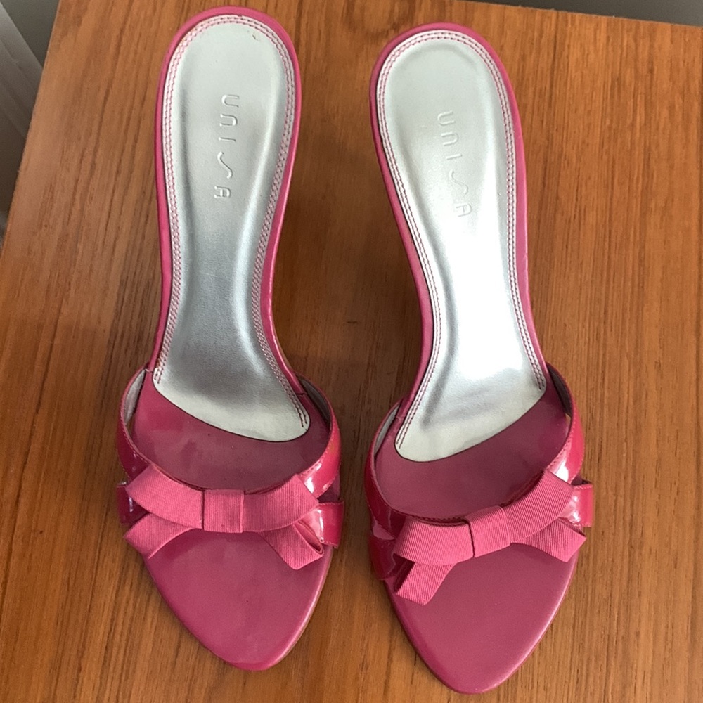 Unisa Pink open toe heel Sandals - Picture 3 of 11